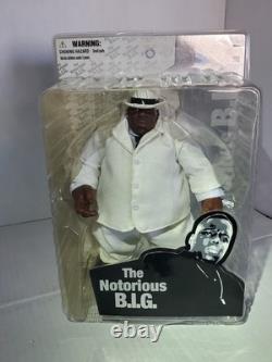 The Notorious B. I. G. Biggie Smalls Doll Beige Suit 9 Action Figure Mezco Rapper