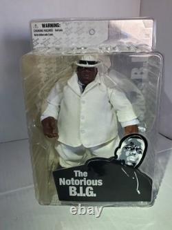 The Notorious B. I. G. Biggie Smalls Doll Beige Suit 9 Action Figure Mezco Rapper