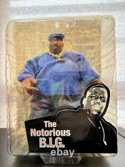 The Notorious B. I. G. Mezco Figure 2006 Biggie Smalls 9 Brand New NIB Blue suit