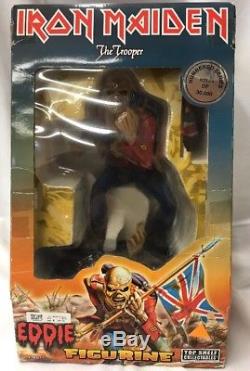 Top Shelf Collectibles Iron Maiden The Trooper Eddie Figurine New In Box Vhtf