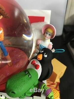 Toy Story Disney Store Musical Snowglobe ANDY'S TOYBOX With Box SEE PICTURES