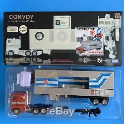 Transformers MUSIC LABEL CONVOY G1 Optimus Prime Colors U. S. SELLER