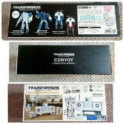 Transformers Music Label Convoy Playing iPod Speaker From Japan