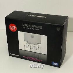 Transformers Music Label Soundwave Blaster Black Version G1 MP3 Takara 2008 NEW