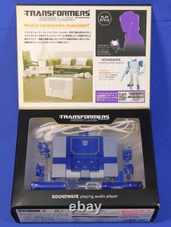 Transformers Music Label Soundwave Spark Blue Mp3 Player Takara Tomy