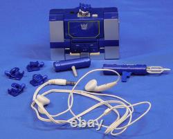 Transformers Music Label Soundwave Spark Blue Mp3 Player Takara Tomy