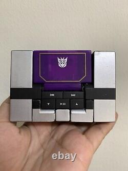 Transformers Version Music Label Mp3 Player Soundwave Soundblaster Black