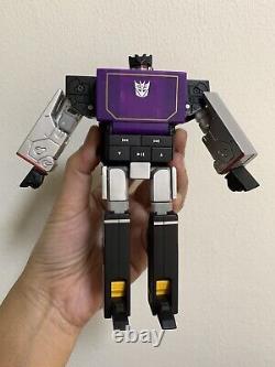 Transformers Version Music Label Mp3 Player Soundwave Soundblaster Black