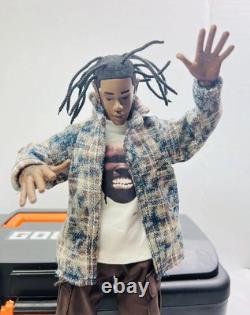 Travis Scott 1/6 Rapper Action Figure Cactus Jack Astroworld Outfit Mic Sneakers