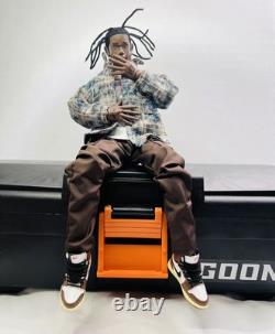 Travis Scott 1/6 Rapper Action Figure Cactus Jack Astroworld Outfit Mic Sneakers