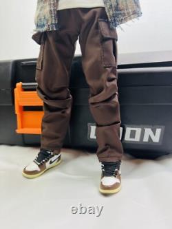 Travis Scott 1/6 Rapper Action Figure Cactus Jack Astroworld Outfit Mic Sneakers