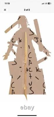 Travis Scott SEALED Life Size 6ft Cutout Action Figure CACTUS JACK On Hand NEW