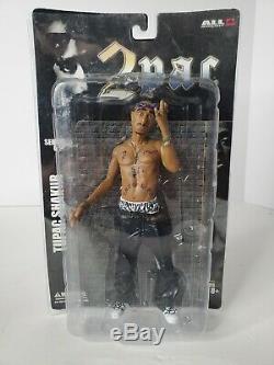 Tupac Shakur Action Figure Doll, Rare 2001 All Entertainment 2pac Series 1