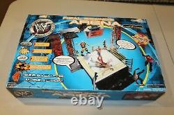 UNUSED WWE Jakks Pacific Real Sounds Arena Complete 2001 Jim Ross NIP MIP WWF NM