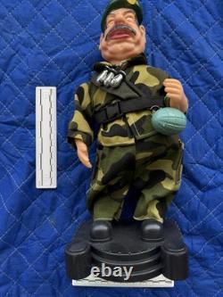 VERY RARE! Saddam Hussain DOLL, DANCES & PLAYS MUSIC! L@@K