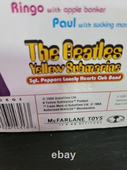 VINTAGE THE BEATLES Yellow Submarine Sgt. Pepper Lonely Hearts Club, McFarlane