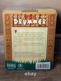 VTG SCHYLLING TIKI DRUMMER Musical with Motion Free Shipping WORKS Great 2004