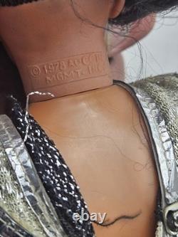 Vintage 1970's KISS'Ace Freheley' Rock Action Figure Toy 12 Doll by Mego Toys