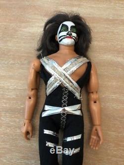 Vintage 1977 Aucoin MEGO Peter Criss KISS Catman Doll Action Figure Band 12in