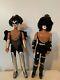 Vintage 1977 Kiss Gene Simmons And Paul Stanley Complete Mego Doll Action Figure