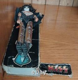 Vintage 1977 Mego Corp KISS 12 Gene Simmons Action Figure Doll & Box