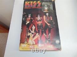 Vintage 1978 AuCoin Mego 12 KISS Dolls Complete Set Paul/Peter/Ace/Gene NMIB