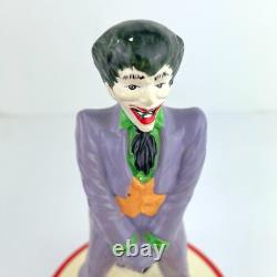 Vintage 1978 The Joker Villain/Catwoman Ceramic Music Box MISPRINT Works