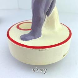 Vintage 1978 The Joker Villain/Catwoman Ceramic Music Box MISPRINT Works