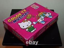 Vintage 1980s Hello Kitty Musical Color TV