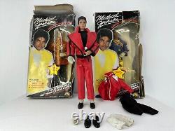 Vintage 1984 Action Figure MICHAEL JACKSON Doll Set of 3 Outfits Ljn Toys
