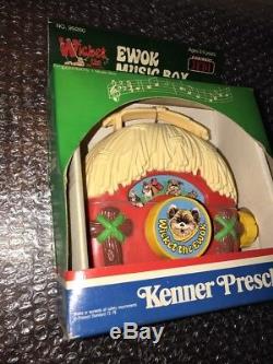 Vintage 1984 Kenner Star Wars Ewoks Wicket the Ewok Music Box Factory Sealed