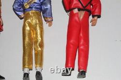 Vintage 1984 LJN Toys Michael Jackson 12 Doll Lot Thriller Grammy Beat It Glove