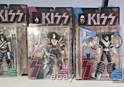 Vintage 1997 Mcfarlane Toys Kiss Ultra Action Figures Set Of 4 New
