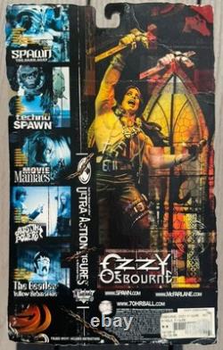 Vintage 1999 McFarlane Toys Ozzy Osbourne Ultra Action Figure With Headless Bats