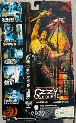 Vintage 1999 McFarlane Toys Ozzy Osbourne Ultra Action Figure With Headless Bats