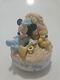 Vintage Mikey Mouse Pluto Music Box Spinner Disney Malaysia Goebel
