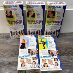 Vintage Spice Girls Girl Power On Tour 5 Doll Action Figure Lot Set New in Boxes