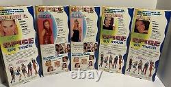 Vintage Spice Girls Girl Power On Tour 5 Doll Action Figure Lot Set New in Boxes