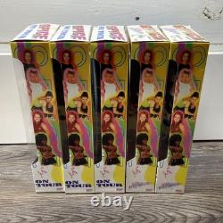 Vintage Spice Girls Girl Power On Tour 5 Doll Action Figure Lot Set New in Boxes