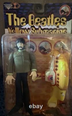 Vintage The Beatles Yellow Submarine SET of ALL 4 MCFARLANE Toys 1999 NEW Sealed
