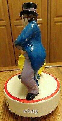 Vntg Batman The Penguin Ceramic Revolving Musical Figure, Raindrops, 1978 In Box