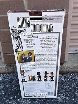 Vtg Louis Armstrong Animated Figure Jazz Legends Tested & Working