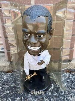 Vtg Louis Armstrong Animated Figure Jazz Legends Tested & Working