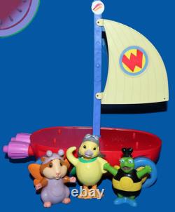 WONDER PETS Nickelodeon FLYBAOT Musical Ship & 3 Figures Ming-Ming Linny PLAYSET