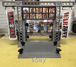 WWF WWE Raw Is War Entrance Music Jakks Playset 1997 With Lots Of Wrestlers! AEW