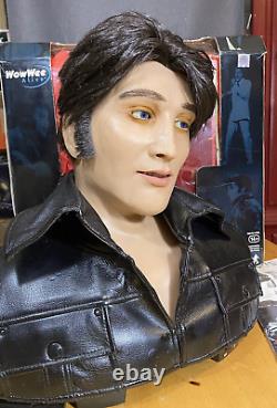 WowWee Alive ELVIS Presley Lifesize Robot Singing Talking Animatronic Bust Head