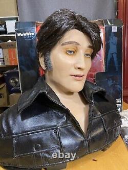 WowWee Alive ELVIS Presley Lifesize Robot Singing Talking Animatronic Bust Head