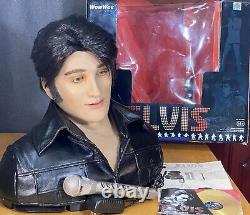 WowWee Alive ELVIS Presley Lifesize Robot Singing Talking Animatronic Bust Head