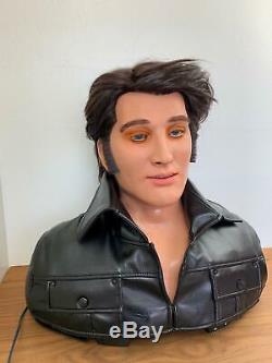 WowWee Alive Elvis ANIMATRONIC SINGING AND TALKING LIFESIZE BUST