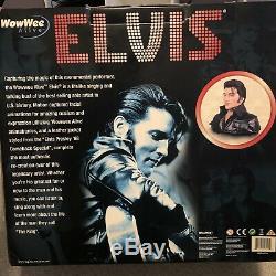 WowWee Alive Elvis ANIMATRONIC SINGING AND TALKING LIFESIZE BUST in Box Robot